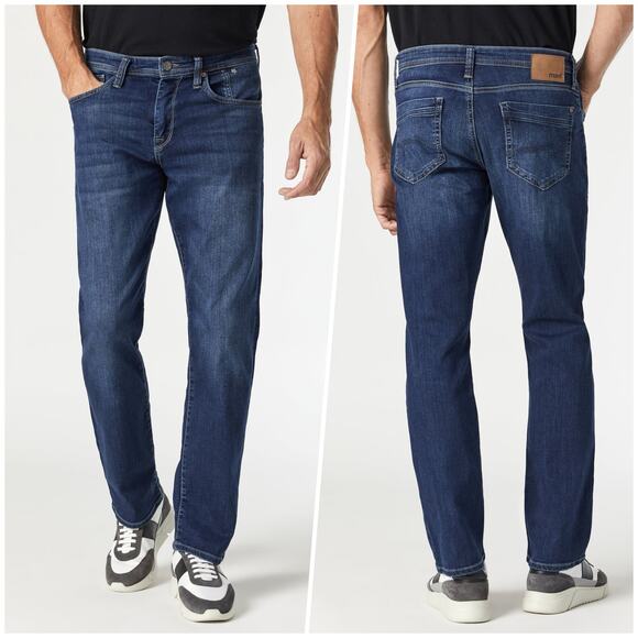 Mavi | Men | Matt Relaxed Mid Rise Straight Leg Jeans | Size 32x32 - Picture 13 of 14